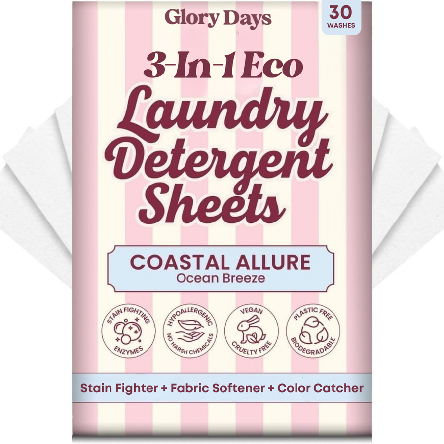 3-In-1 Eco Laundry Detergent Sheets — Detergent, Softener & Color Catcher in One