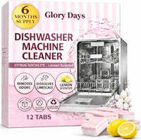 Glory Days eco dishwasher cleaning tablets in a paper box