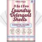 3-In-1 Eco Laundry Detergent Sheets — Detergent, Softener & Color Catcher in One