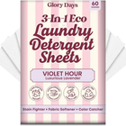 3-In-1 Eco Laundry Detergent Sheets — Detergent, Softener & Color Catcher in One