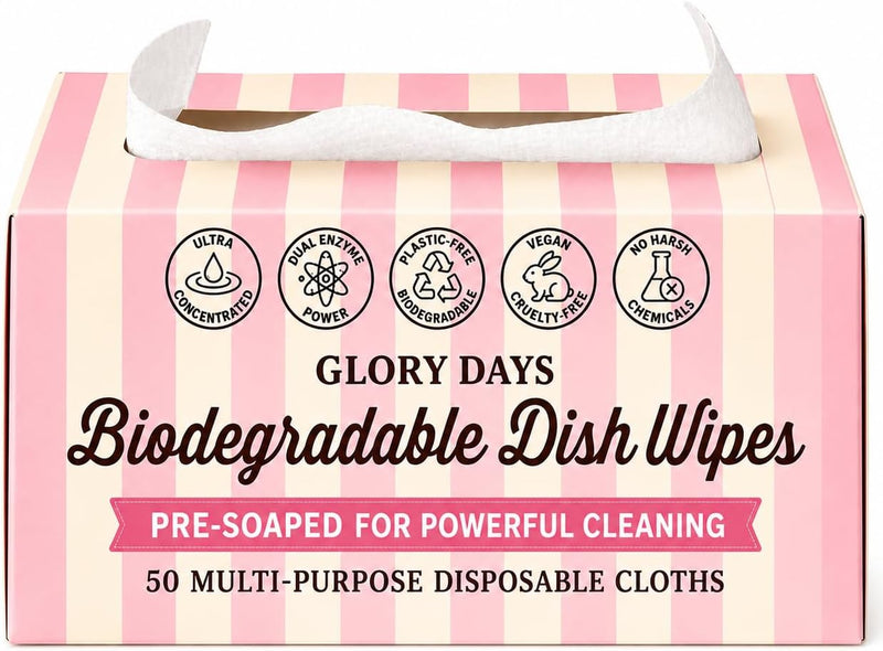 Biodegradable Bubble Dish Wipes