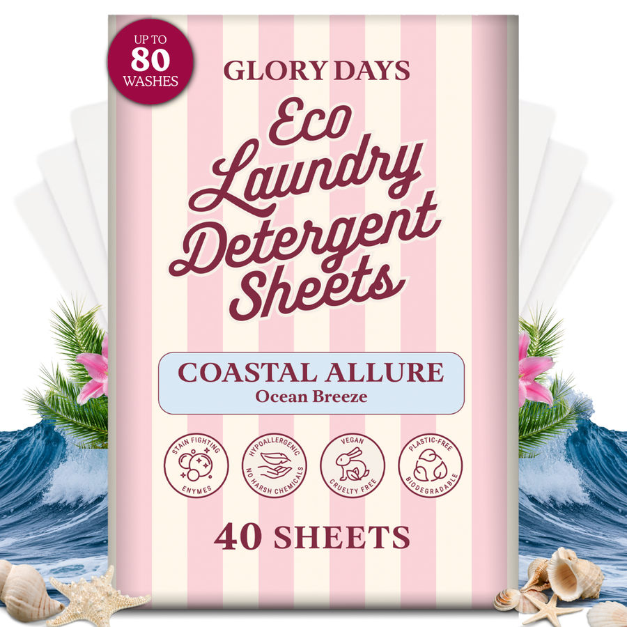 Eco Laundry Detergent Sheets — Low-Tox, Plastic-Free, Perfume-Inspired Scents