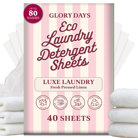 Eco Laundry Detergent Sheets — Low-Tox, Plastic-Free, Perfume-Inspired Scents