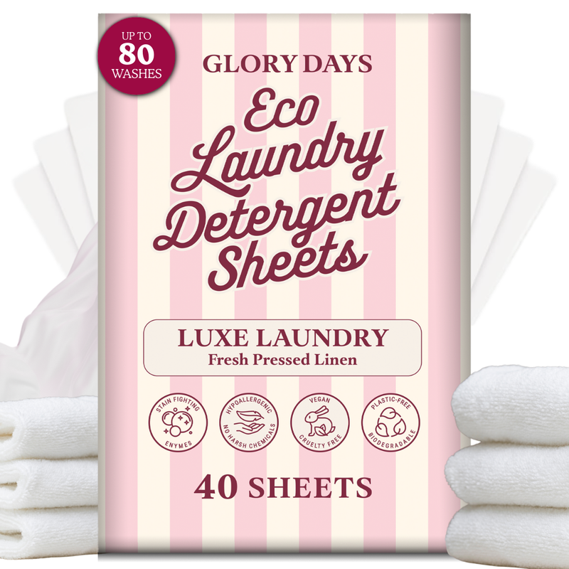 Eco Laundry Detergent Sheets — Low-Tox, Plastic-Free, Perfume-Inspired Scents