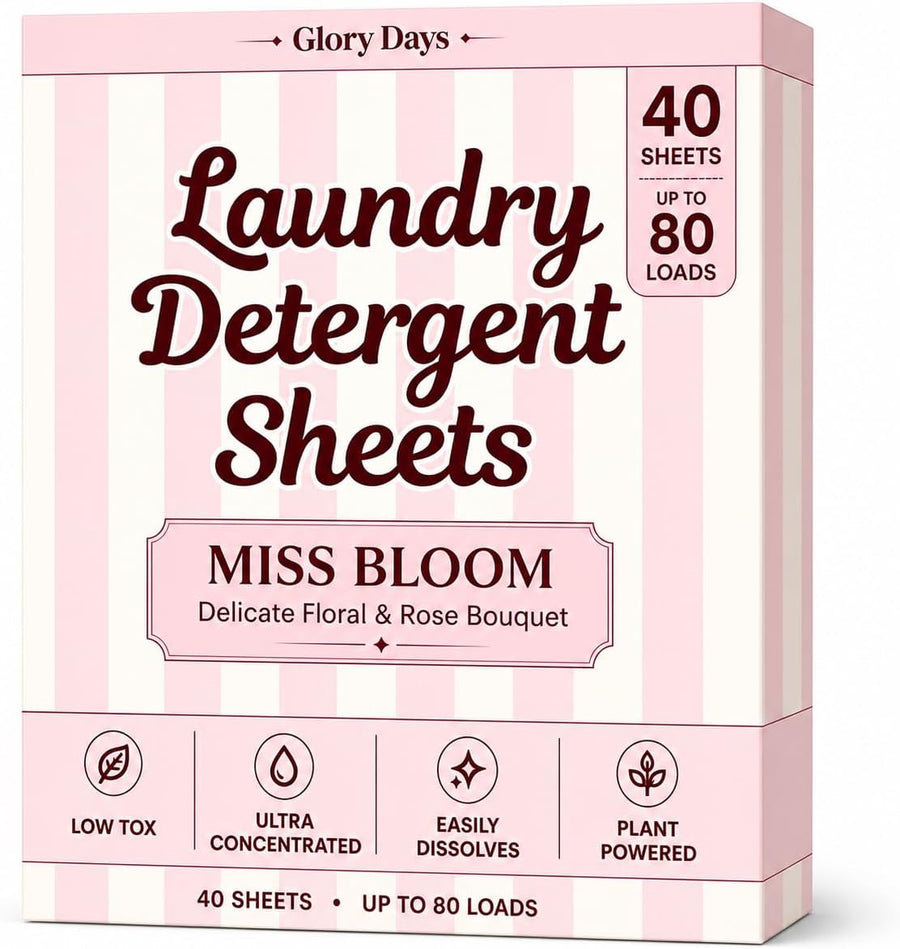 Eco Laundry Detergent Sheets — Low-Tox, Plastic-Free, Perfume-Inspired Scents