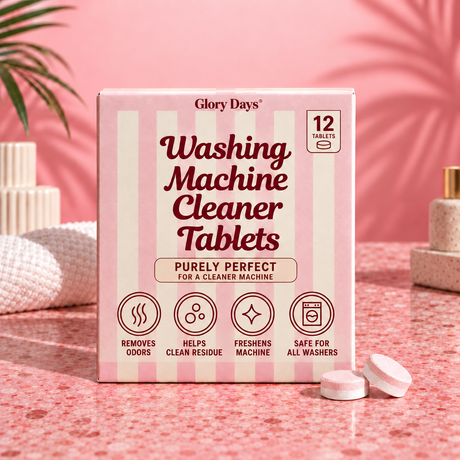 Washing Machine Cleaning Tablets for Odor, Pet Hair and Hard Water