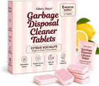 Garbage Disposal Cleaner and Deodorizer Tablets, Foaming Citrus Drain Freshener, Sink Odor and Grease Buildup Remover, Septic Safe, Plant Based, Plastic Free