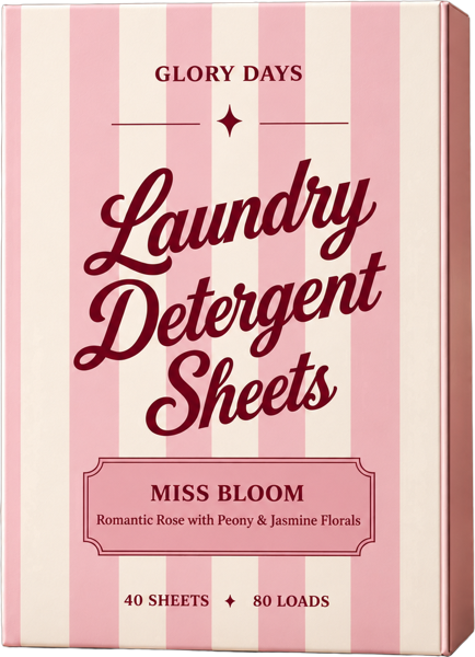 Miss Bloom laundry detergent sheets